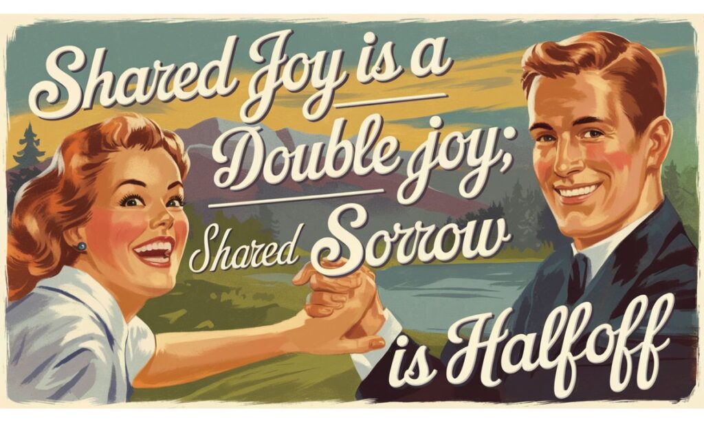 Shared Joy is a Double Joy; Shared Sorrow is Tymoff